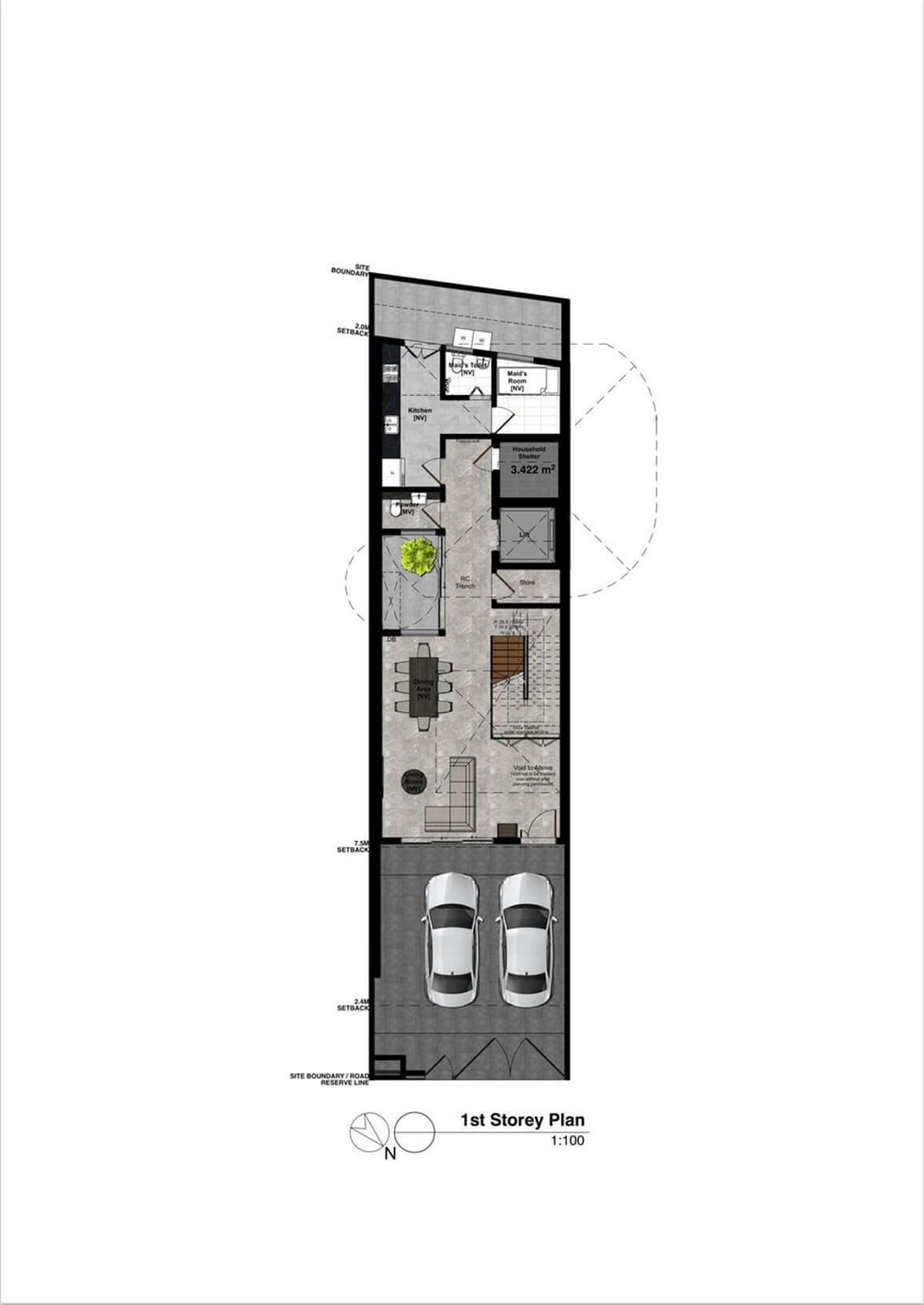 Jln Sankam Inter-Terraces 5 Bedroom Floor Plan 1